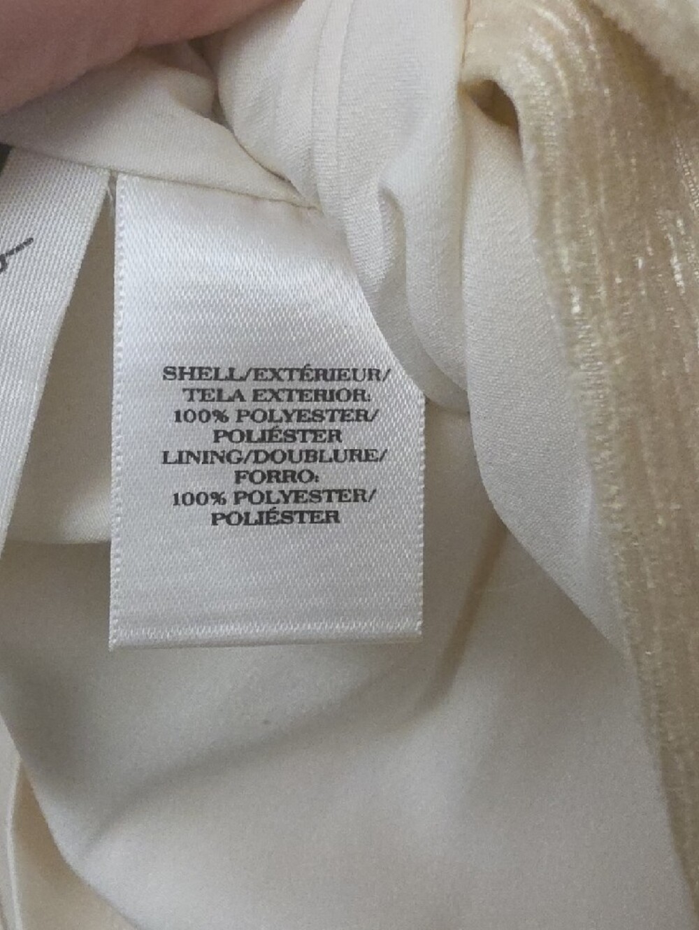 Ann Taylor Cream and Ivory Striped A-Line Skirt NWT MSRP $119 SZ 8P - Picture 5 of 8